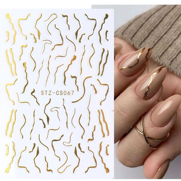 Stickers 3D Golden Stripe es Sticker Decals Swirl Wave Graphic French Tips Nail Art Decorations Adhesive Foils Sliders Manicure 231128, Lavender
Stickers 3D Golden Stripe es Sticker Decals Swirl Wave Graphic French Tips Nail Art Decorations Adhesive Foils Sliders Manicure 231128, Lavender