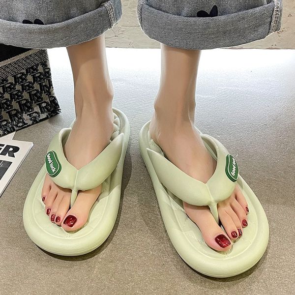 slippers candy colors summer beach flip flops for women soft bottom sandals on platform woman comfortable non slip flat 230427, Black
slippers candy colors summer beach flip flops for women soft bottom sandals on platform woman comfortable non slip flat 230427, Black