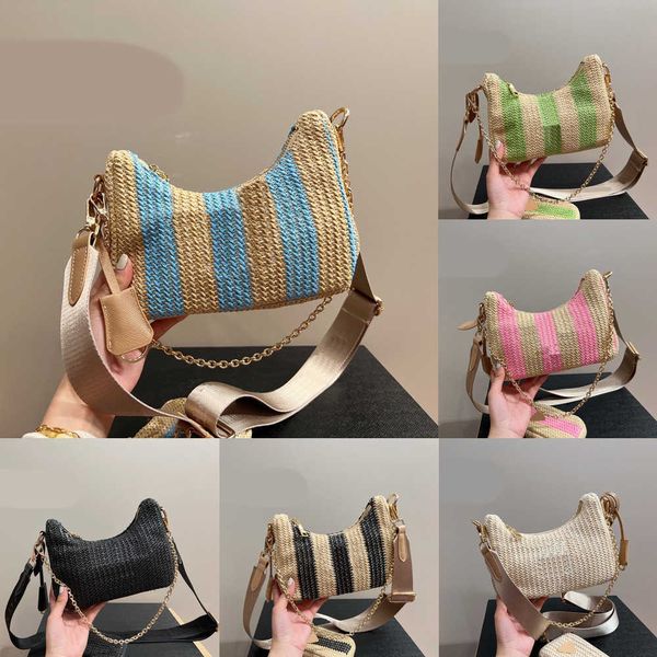 2 in 1 stripe designer hobo bag luxurys handbags triangle straw bag purses summer bag designer crossbody shoulder purse 220620
2 in 1 stripe designer hobo bag luxurys handbags triangle straw bag purses summer bag designer crossbody shoulder purse 220620