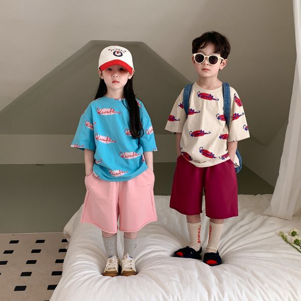 tshirts boys and girls summer short sleeve t shirts kids casual doodle alphabet printing cotton tees 230427, Blue
tshirts boys and girls summer short sleeve t shirts kids casual doodle alphabet printing cotton tees 230427, Blue