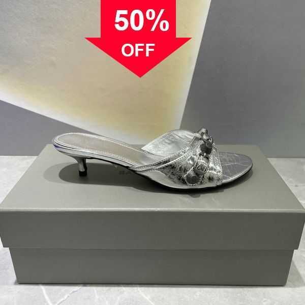 studded buckle embellished slippers sandals shoes slip on open rounded toes women's slim medium heel slippers luxury designers shoes44, Black
studded buckle embellished slippers sandals shoes slip on open rounded toes women's slim medium heel slippers luxury designers shoes44, Black