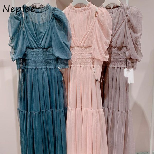 dresses neploe 2023 spring new women dresses sweet robe o neck off shoulder half sleeve patchwork elastic waist tulle pleated vestidos, Black;gray
dresses neploe 2023 spring new women dresses sweet robe o neck off shoulder half sleeve patchwork elastic waist tulle pleated vestidos, Black;gray
