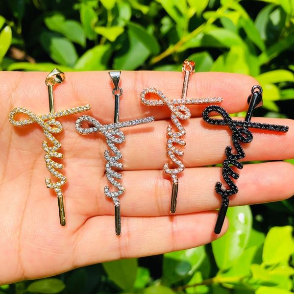 charms 5 buah liontin salib yesus untuk wanita gelang kalung membuat kata agama pesona bling jelas batu perhiasan aksesori grosir 230427, Bronze;silver
charms 5 buah liontin salib yesus untuk wanita gelang kalung membuat kata agama pesona bling jelas batu perhiasan aksesori grosir 230427, Bronze;silver