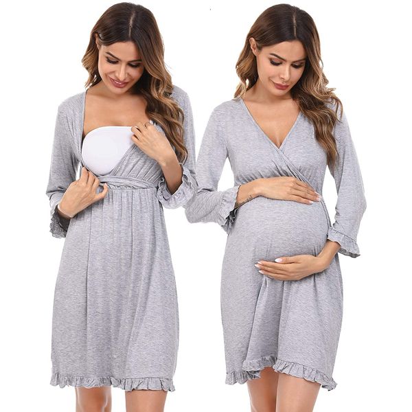 maternity dresses nursing dresses breastfeeding maternity clothes 3/4 sleeve pregnancy dress ruffle maternity gown for hospital 230428, White
maternity dresses nursing dresses breastfeeding maternity clothes 3/4 sleeve pregnancy dress ruffle maternity gown for hospital 230428, White