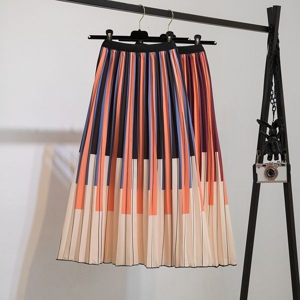 skirts rainbow striped pleated skirts womens fashion chic high waisted elastic print swing mid-calf summer skirt y2k a-line jupe 230428, Black
skirts rainbow striped pleated skirts womens fashion chic high waisted elastic print swing mid-calf summer skirt y2k a-line jupe 230428, Black