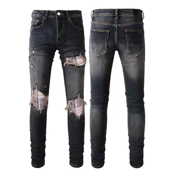 mens jeans designer distressed ripped skinny cowboy pant rock revival trousers straight slim elastic denim fit moto trendy streetwear, Blue
mens jeans designer distressed ripped skinny cowboy pant rock revival trousers straight slim elastic denim fit moto trendy streetwear, Blue