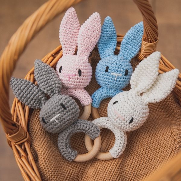 Baby Teethers Toys Wooden Rattle Teether for Kids Teething Rings Animal Crochet Elephant Babies Gym Montessori Childrens 230427
Baby Teethers Toys Wooden Rattle Teether for Kids Teething Rings Animal Crochet Elephant Babies Gym Montessori Childrens 230427