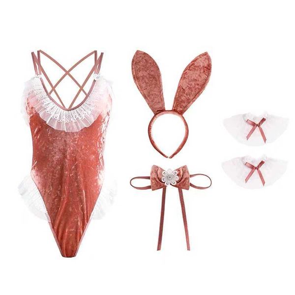 set new bunny girl cosplay costume cute anime halloween women rose pink velvet jumpsuit erotic lingerie skirt kawaii 230426, Red;black
set new bunny girl cosplay costume cute anime halloween women rose pink velvet jumpsuit erotic lingerie skirt kawaii 230426, Red;black