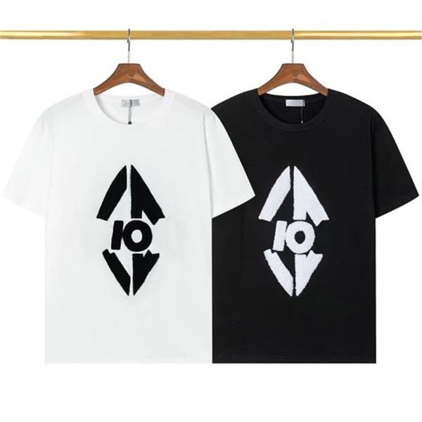 men's t-shirt short sleeve sports casual women's summer trend designer cotton letter casual clothing2, White;black
men's t-shirt short sleeve sports casual women's summer trend designer cotton letter casual clothing2, White;black