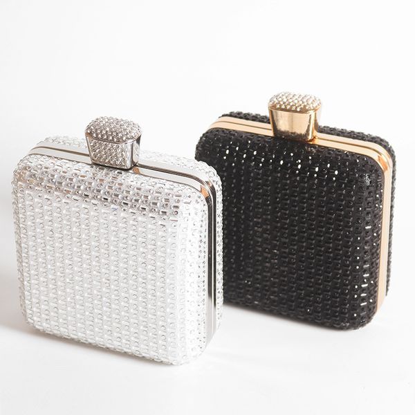 hand bags summer square set auger hand bag chain mini female senior elaborate dinner party dress handbag, Black
hand bags summer square set auger hand bag chain mini female senior elaborate dinner party dress handbag, Black