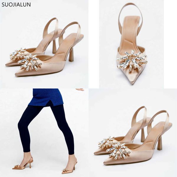 sandals new brand women slingback shoes fashion bling crystal sandal ladies thin high heel pointed toe shallow slip on mules m 230316, Black
sandals new brand women slingback shoes fashion bling crystal sandal ladies thin high heel pointed toe shallow slip on mules m 230316, Black