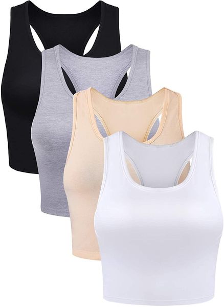 tanks 4 pieces basic crop tank sleeveless racerback crop sport for women yoga cloth sports jogging walk outside gothic gym, Black;white
tanks 4 pieces basic crop tank sleeveless racerback crop sport for women yoga cloth sports jogging walk outside gothic gym, Black;white