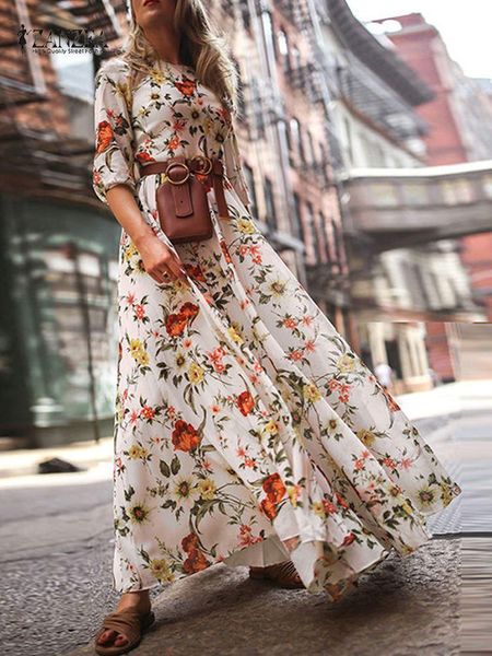 dresses 2023 zanzea summer women maxi dress bohemian floral printed half sleeve beach long vestidos kaftan holiday sundress robe femme, Black;gray
dresses 2023 zanzea summer women maxi dress bohemian floral printed half sleeve beach long vestidos kaftan holiday sundress robe femme, Black;gray