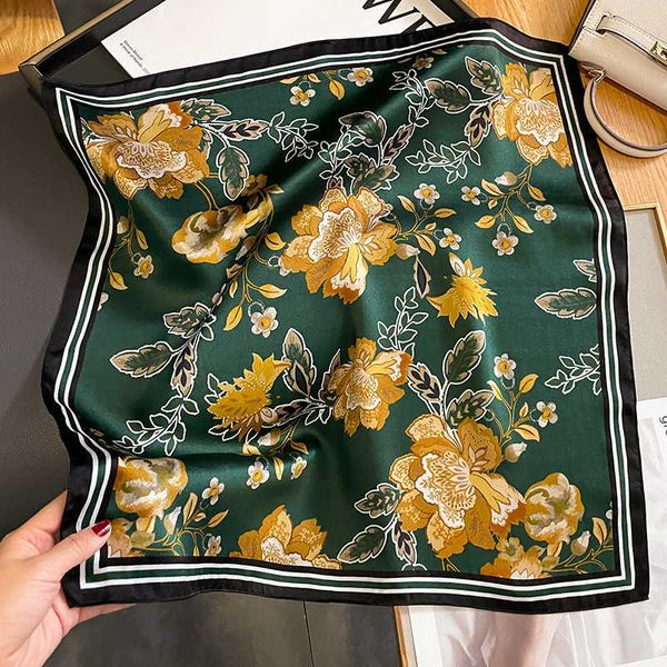 scarves 53cm square silk scarf women 100 satin neck kerchief bandana designer floral hairbands 2023 spring new small scarves j230428, Blue;gray
scarves 53cm square silk scarf women 100 satin neck kerchief bandana designer floral hairbands 2023 spring new small scarves j230428, Blue;gray