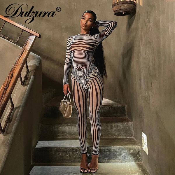 pants dulzura 2021 autumn winter women stripe zebra print mesh 2 pieces long sleeve leggings set skinny see through sheer outfit, White
pants dulzura 2021 autumn winter women stripe zebra print mesh 2 pieces long sleeve leggings set skinny see through sheer outfit, White