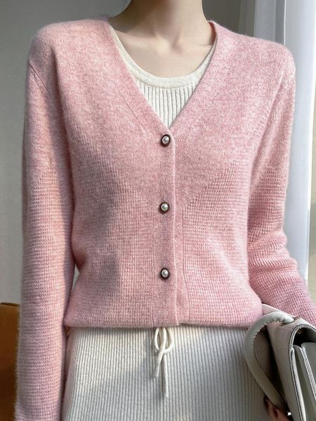 sweaters beliarst 100% merino wool sweater women's vneck knit cardigan loose casual fashion pearl button jacket spring autumn, White;black
sweaters beliarst 100% merino wool sweater women's vneck knit cardigan loose casual fashion pearl button jacket spring autumn, White;black