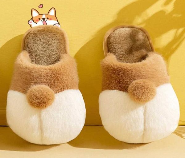 slippers corgi butt slippers women men couples cute winter warm fluffy shoes cute faux fur non slip house slipper indoor bedroom s4921835, Black
slippers corgi butt slippers women men couples cute winter warm fluffy shoes cute faux fur non slip house slipper indoor bedroom s4921835, Black