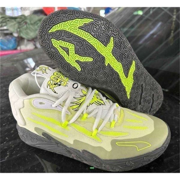 

High Quality Ball Lamelo 3 Mb3 Basketball Shoes Rick Morty Rock Ridge Red Queen Not From Here Lo Ufo Buzz Black Mens Trainers s Size 36-46, Beige