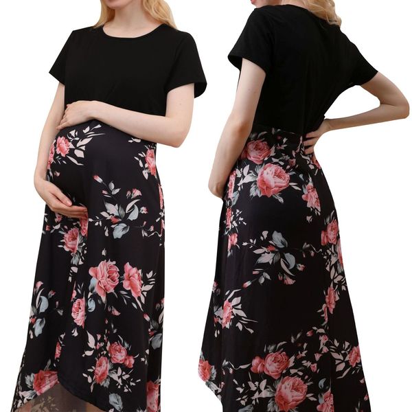 maternity dresses maternity dress women floral print short sleeve v-neck maxi long dress pregnant casual clothes summer maternity dress 2304, White
maternity dresses maternity dress women floral print short sleeve v-neck maxi long dress pregnant casual clothes summer maternity dress 2304, White