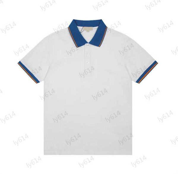 summer polos two button design color patchwork lapel short sleeve pullover tees chest classic logo embroidery simple casual style trend gol, White;black
summer polos two button design color patchwork lapel short sleeve pullover tees chest classic logo embroidery simple casual style trend gol, White;black