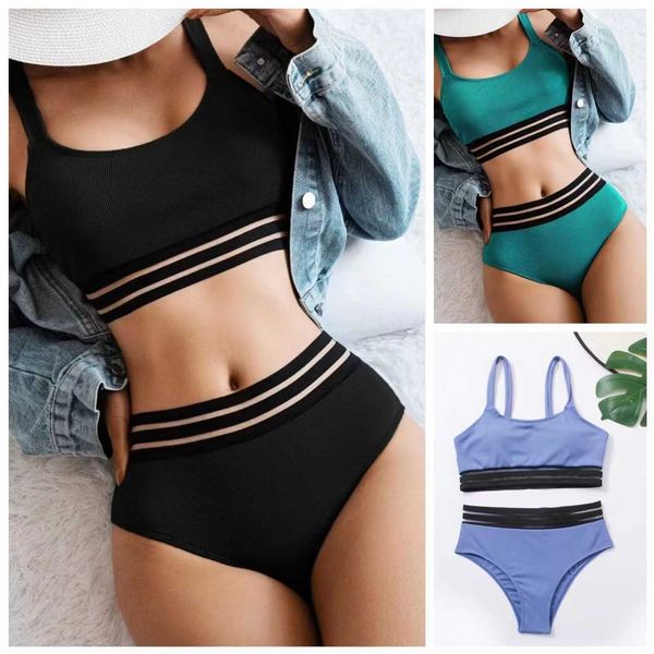 women's 2023 swimsuit pit stripe fabric bikini solid color split swimsuit board with beach biki
women's 2023 swimsuit pit stripe fabric bikini solid color split swimsuit board with beach biki