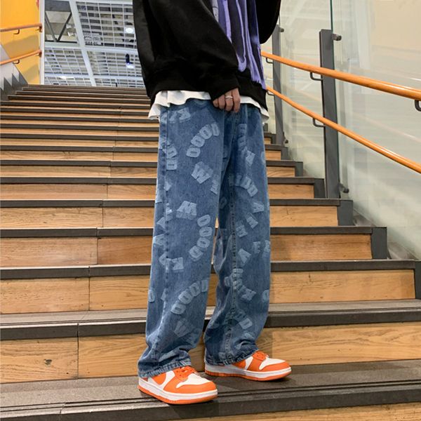 men s jeans longgar kaki lurus gambar cetak pria celana panjang denim fashion harajuku kasual hip hop lebar hombre 230427, Blue
men s jeans longgar kaki lurus gambar cetak pria celana panjang denim fashion harajuku kasual hip hop lebar hombre 230427, Blue