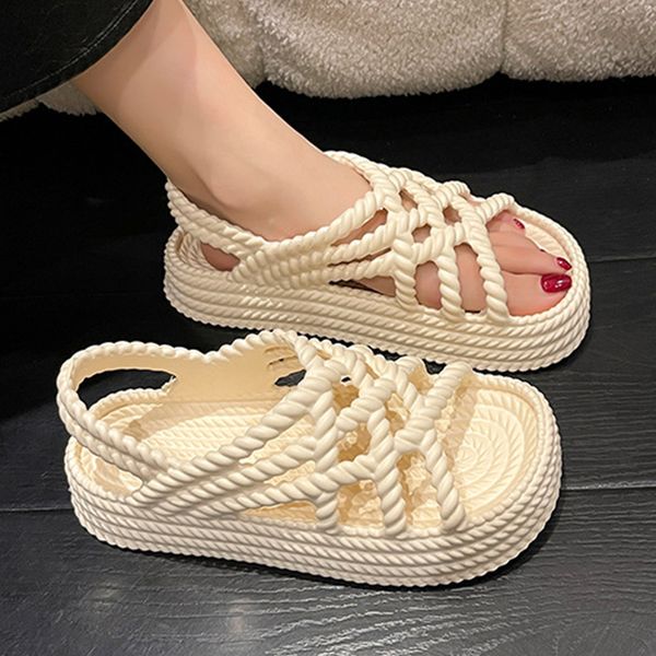 sandals wanita desain berongga tenunan platform musim panas 2023 slip baru lembut antiselip sepatu fashion kasual 230428, Black
sandals wanita desain berongga tenunan platform musim panas 2023 slip baru lembut antiselip sepatu fashion kasual 230428, Black