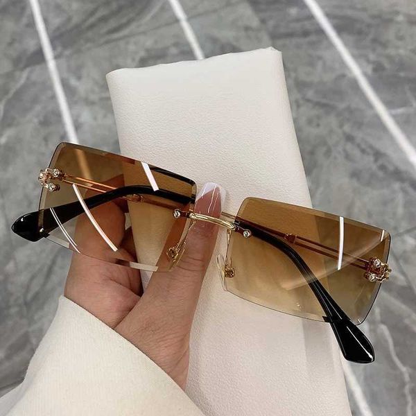 aa2023 retro sunglasses women brand designer rimless gradient sunglasses fashion shades cutting lens women frameless glasses b bdgb, Blue
aa2023 retro sunglasses women brand designer rimless gradient sunglasses fashion shades cutting lens women frameless glasses b bdgb, Blue