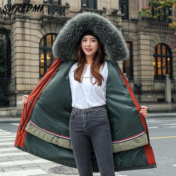 leather swredmi fur lining long coats women 2022 thick warm winter jacket female snow wear 4xl hooded ladies parkas clothing, Black
leather swredmi fur lining long coats women 2022 thick warm winter jacket female snow wear 4xl hooded ladies parkas clothing, Black