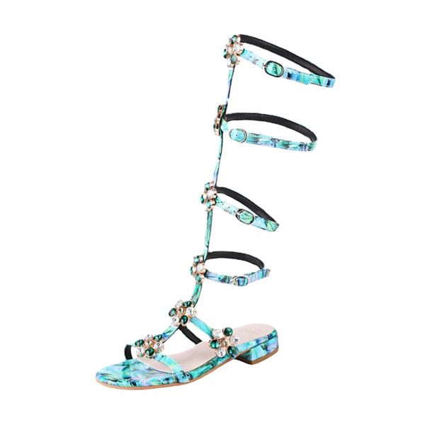 2023 summer new womens gladiator knee high sandals diamond rhinestones mixed colors hollow out roman boots size 43 44 45 46, Black
2023 summer new womens gladiator knee high sandals diamond rhinestones mixed colors hollow out roman boots size 43 44 45 46, Black