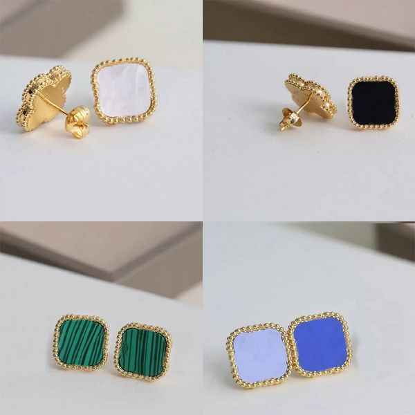 designers earrings van vintage clover earring back mother-of-pearl four leaf love silver 18k gold plated agate for women&girls valentine, Golden;silver
designers earrings van vintage clover earring back mother-of-pearl four leaf love silver 18k gold plated agate for women&girls valentine, Golden;silver