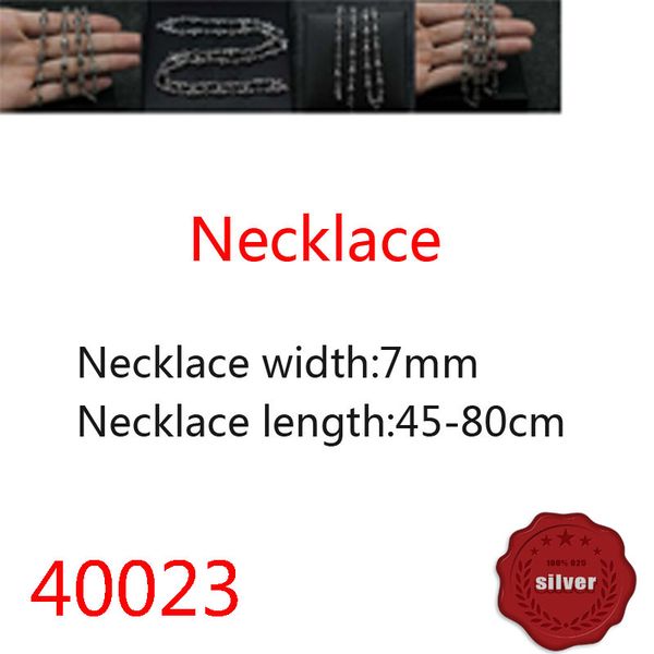 40023 couple 925 sterling silver necklace punk hip hop cross flower sweater chain jewelry silver buckle label letter neck rope fashion perso
40023 couple 925 sterling silver necklace punk hip hop cross flower sweater chain jewelry silver buckle label letter neck rope fashion perso