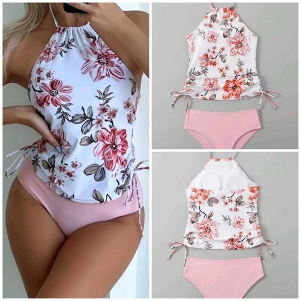 new 2023 printed pocket style national style hanging neck lace up split bikini women's swimwear
new 2023 printed pocket style national style hanging neck lace up split bikini women's swimwear