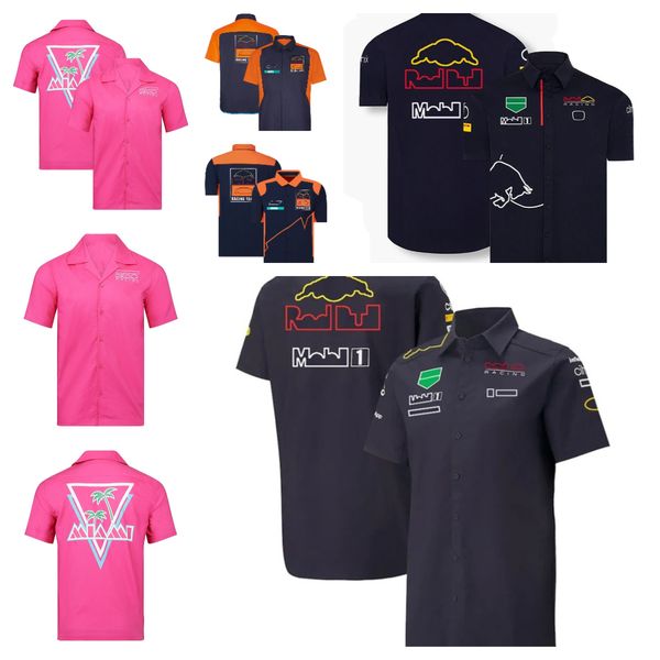 2023 summer f1 team dress men's and women's casual short sleeve formula one racing shirt custom lapel shirt
2023 summer f1 team dress men's and women's casual short sleeve formula one racing shirt custom lapel shirt
