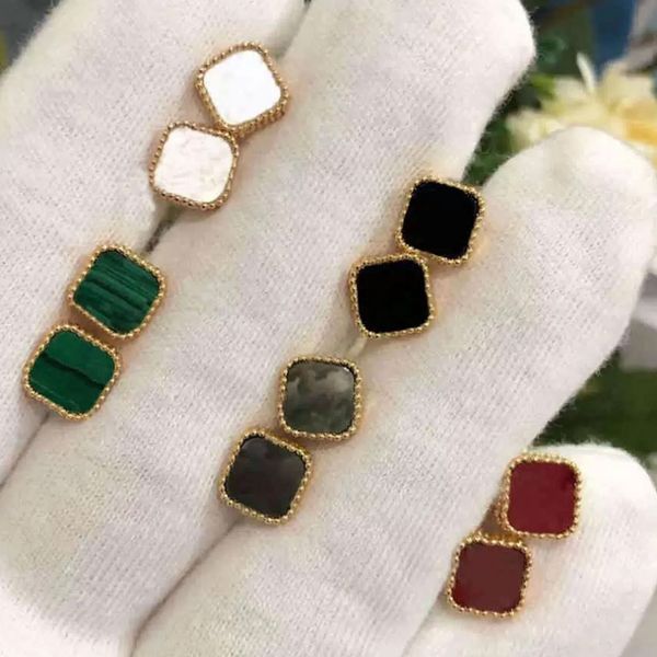 designers earrings vintage lucky stud clover earrings van mother-of-pearl 925 silver 18k gold plated agate flower for women&girls valentine&, Golden;silver
designers earrings vintage lucky stud clover earrings van mother-of-pearl 925 silver 18k gold plated agate flower for women&girls valentine&, Golden;silver