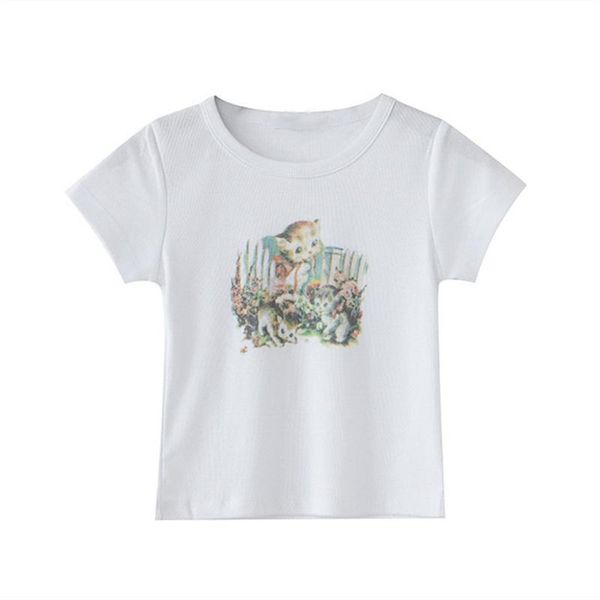 t-shirt puwd sweet girls high waist print tshirt 2022 summer fashion ladies white slim short tees casual women chic crop
t-shirt puwd sweet girls high waist print tshirt 2022 summer fashion ladies white slim short tees casual women chic crop