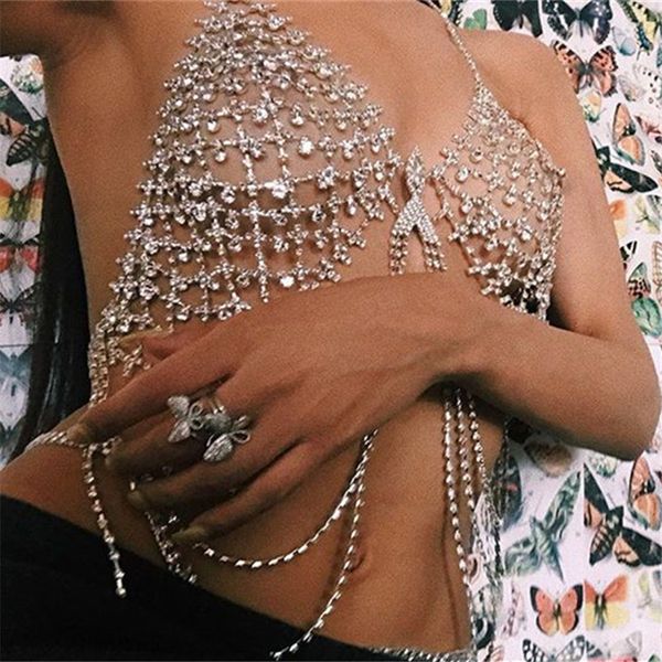 belly chains seksi kristal perhiasan tubuh bra dj wanita ds berlian imitasi berkilau tembaga barat rantai untuk pinggang klub malam harness, Silver
belly chains seksi kristal perhiasan tubuh bra dj wanita ds berlian imitasi berkilau tembaga barat rantai untuk pinggang klub malam harness, Silver