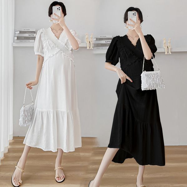 maternity dresses 8516# summer korean fashion maternity long dress ruffle across v neck a line slim clothes stylish pregnancy clothing 23042, White
maternity dresses 8516# summer korean fashion maternity long dress ruffle across v neck a line slim clothes stylish pregnancy clothing 23042, White