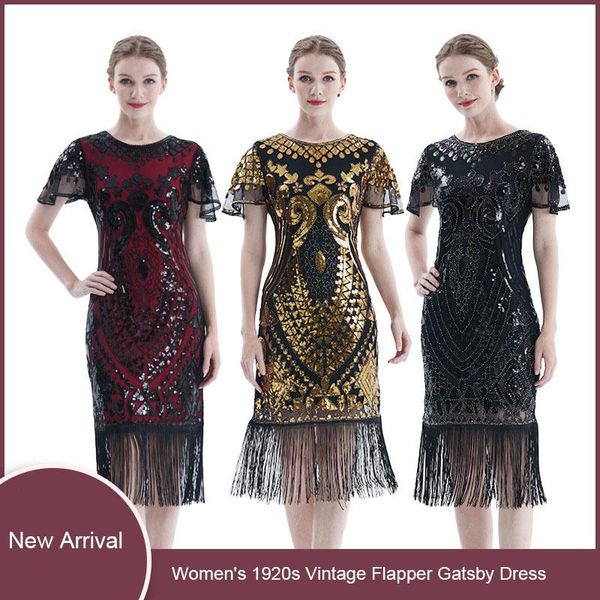 dresses 1920s 30s flapper dress gatsby charleston deco sequin bead fringe dress costume new arrival halloween party cocktail short dress, Black;gray
dresses 1920s 30s flapper dress gatsby charleston deco sequin bead fringe dress costume new arrival halloween party cocktail short dress, Black;gray