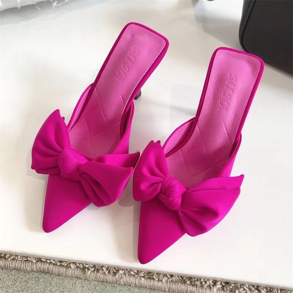 slippers autumn big butterflyknot women sandals shallow pointed toe mules stripper high heel pumps ladies shoes 230427, Black
slippers autumn big butterflyknot women sandals shallow pointed toe mules stripper high heel pumps ladies shoes 230427, Black