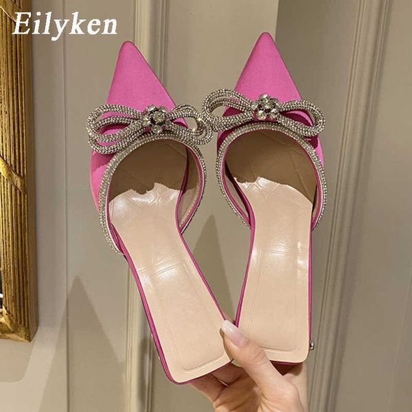 sandals eilyken fashion butterflyknot women slippers thin low heels pointed toe design slip on summer mules slides shoes j230428, Black
sandals eilyken fashion butterflyknot women slippers thin low heels pointed toe design slip on summer mules slides shoes j230428, Black