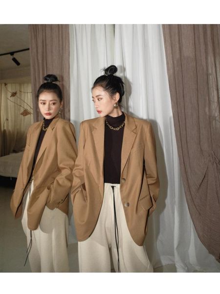 pants jmprs khaki suit jacket women's 2022 new korean fashion oversize design casual all match fashion blazer mujer office lady coat, White
pants jmprs khaki suit jacket women's 2022 new korean fashion oversize design casual all match fashion blazer mujer office lady coat, White