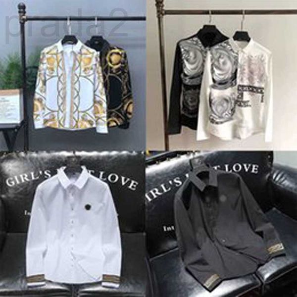 men's casual shirts designer shirts designers long sleeved shirt polos floral pattern fashion embroidered medusa man casual business sh, White;black
men's casual shirts designer shirts designers long sleeved shirt polos floral pattern fashion embroidered medusa man casual business sh, White;black
