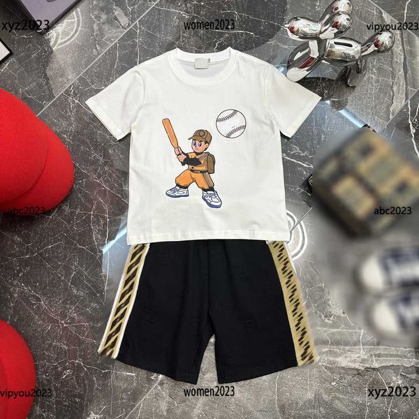 2023 comfortable tracksuits kids clothes baseball sports pattern child outdoor sets summer 2pcs round neck t-shirt and shorts, White
2023 comfortable tracksuits kids clothes baseball sports pattern child outdoor sets summer 2pcs round neck t-shirt and shorts, White