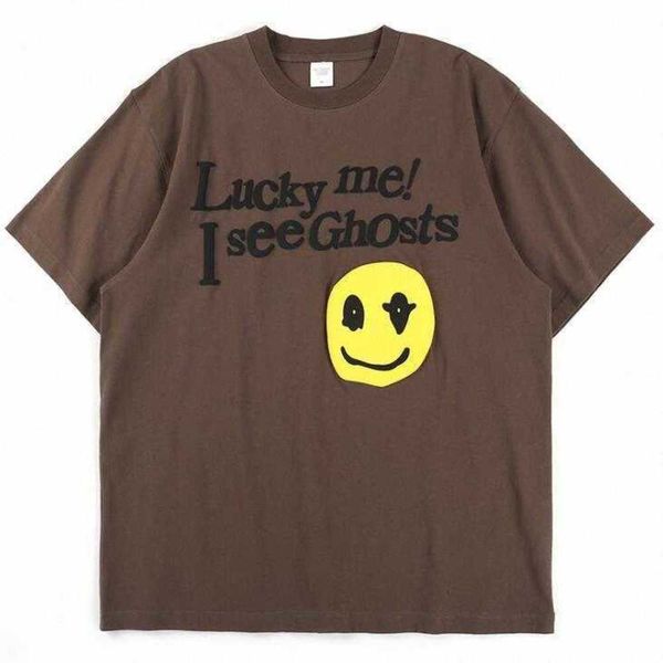 men's t-shirts shirt lucky me i see the ghosts tshirt foam 3d print brown short sleeve hip hop street wear t mens designer sleeves q7sc, White;black
men's t-shirts shirt lucky me i see the ghosts tshirt foam 3d print brown short sleeve hip hop street wear t mens designer sleeves q7sc, White;black