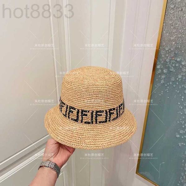 wide brim hats & bucket designer correct letter 23 spring/summer new fashion brand straw women's elegant pot casual qubm, Blue;gray
wide brim hats & bucket designer correct letter 23 spring/summer new fashion brand straw women's elegant pot casual qubm, Blue;gray