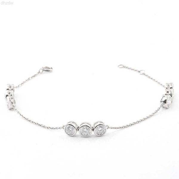 new fashion girls bracelets diamond beads charm 18k tennis bracelet moissanite round cut, Silver
new fashion girls bracelets diamond beads charm 18k tennis bracelet moissanite round cut, Silver