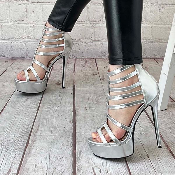 olomm new women platform sandals stiletto high heels sandals open toe gorgeous gold party shoes women us plus size 5-15, Black
olomm new women platform sandals stiletto high heels sandals open toe gorgeous gold party shoes women us plus size 5-15, Black