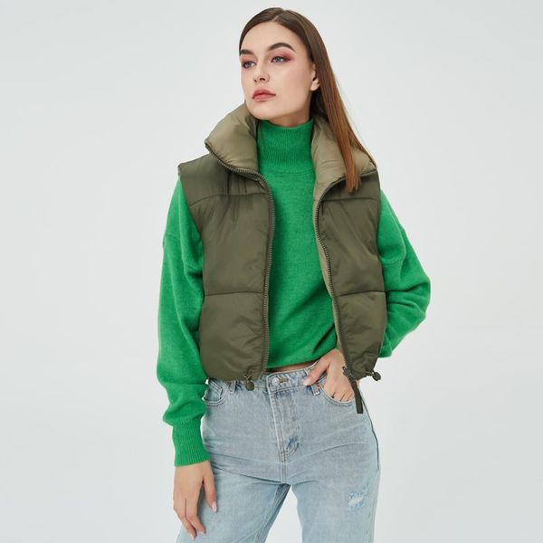 vests winter women fashion warm short jacket cardigan waistcoat thick sleeveless coat high collar zipper chic cotton vest outerwear, Black;white
vests winter women fashion warm short jacket cardigan waistcoat thick sleeveless coat high collar zipper chic cotton vest outerwear, Black;white