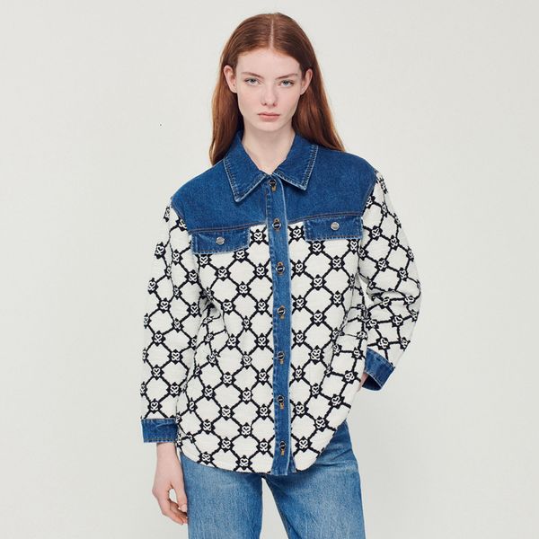 women's jackets eos spring letter diamond plaid denim patchwork knit cardigan jacket denim jacket women s brand 230428, Black;brown
women's jackets eos spring letter diamond plaid denim patchwork knit cardigan jacket denim jacket women s brand 230428, Black;brown
